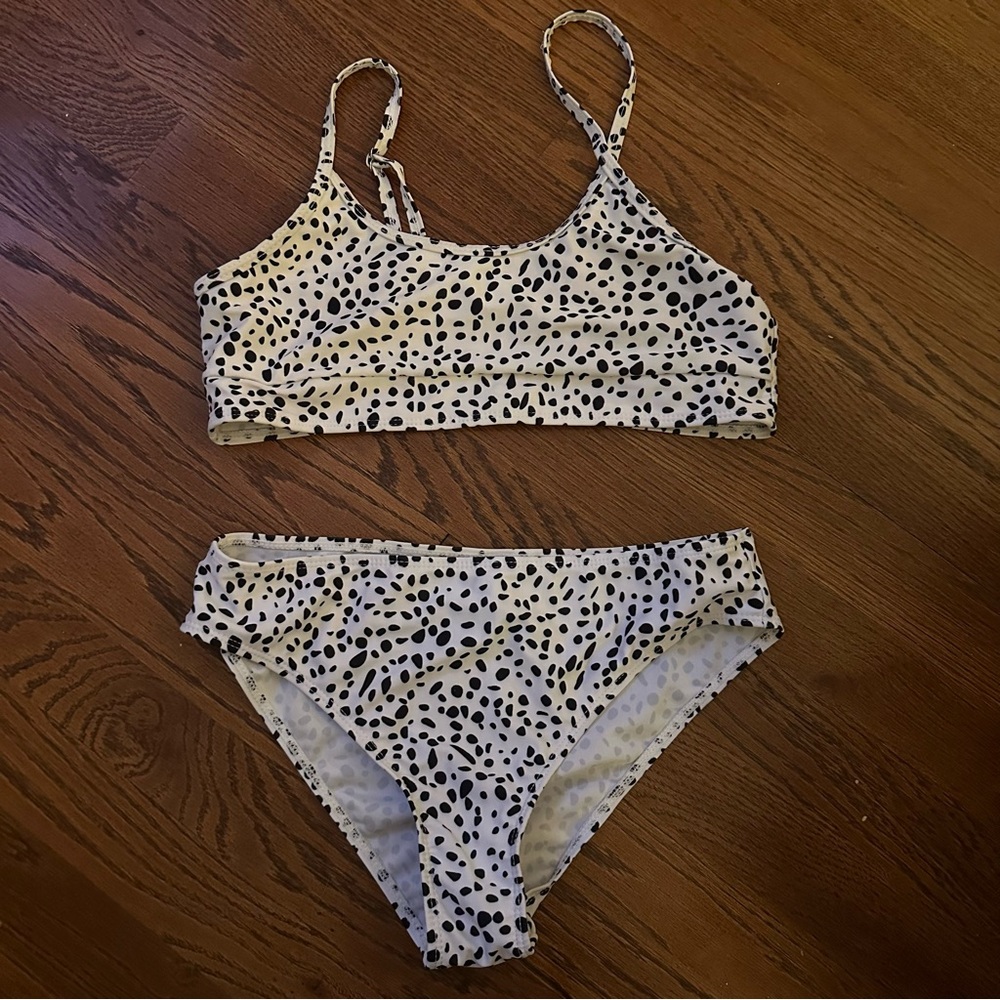 Black & White Polka Spot Bikini